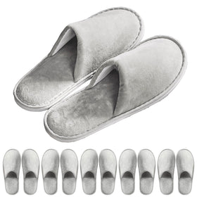 OSTADARRA spa slippers with crystal velvet texture for soft comfort