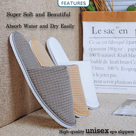 OSTADARRA spa slippers for hotel use, guest-ready and practical.
