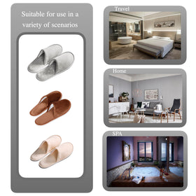 OSTADARRA spa slippers ideal for hotels and travel, reusable.