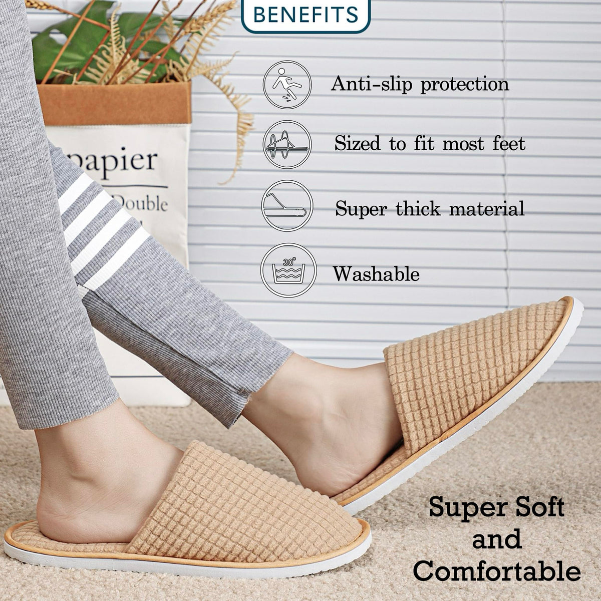 OSTADARRA men's slippers in large size 10 fits most sizes 7-10