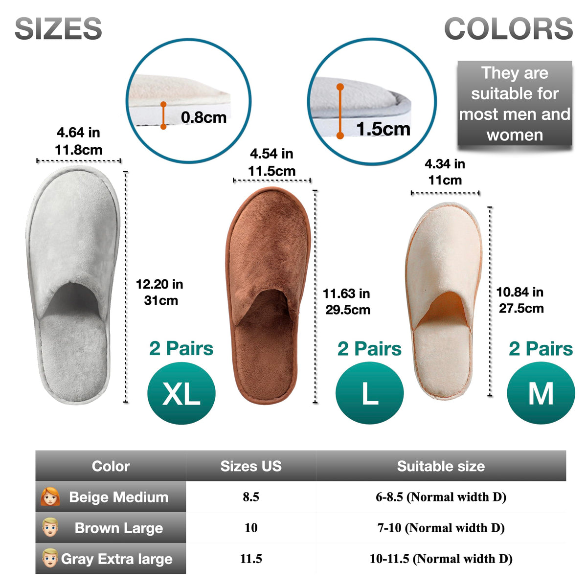 OSTADARRA spa slippers non-slip bathroom use with EVA sole for safety.