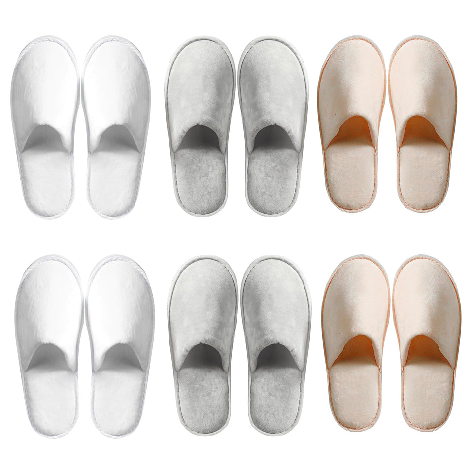 OSTADARRA spa slippers with a non-slip sole for bathroom safety.