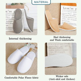 OSTADARRA spa slippers size-fit overview for men and women.