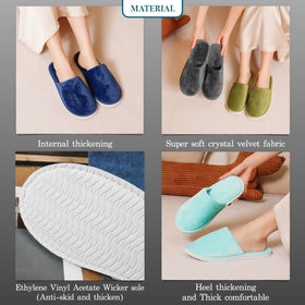 OSTADARRA spa slippers washable and reusable for travel and stays