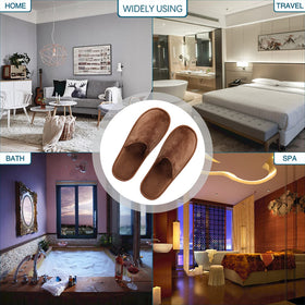 OSTADARRA washable and reusable slippers for multiple stays