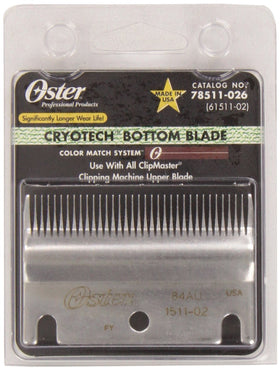 Oster Clipmaster bottom blade in action for detailed clipping on livestock