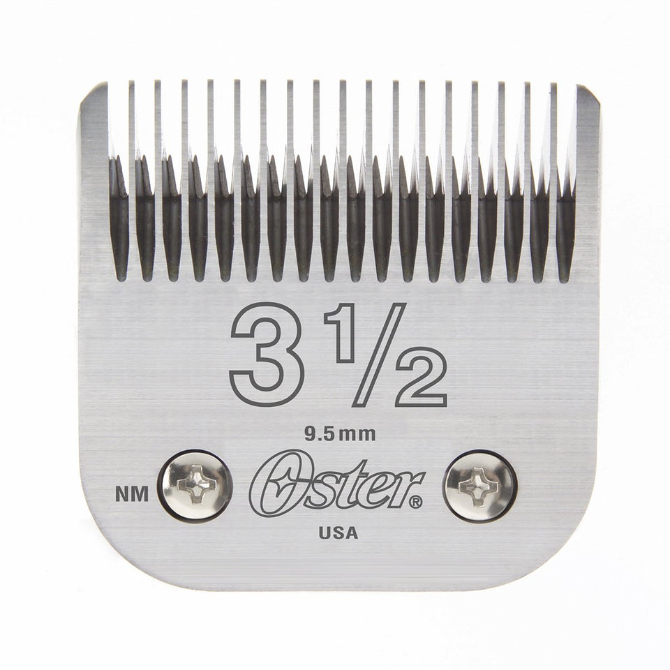 Oster detachable blade size 3.5 for Classic 76 and Octane, precise trimming results.