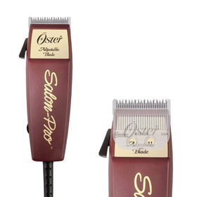 Oster blade highlighting heat-treated high-carbon steel for toughness.