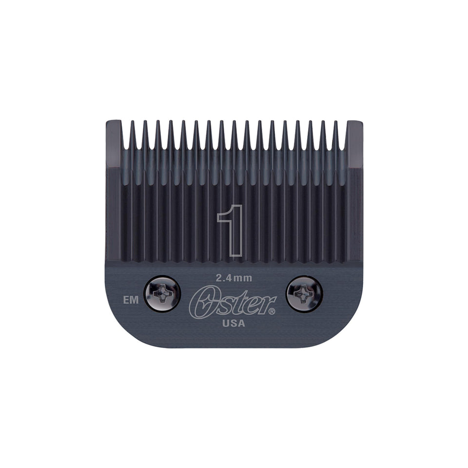 Oster Size 1 clipper blade for ultra-sharp precision and professional grooming.
