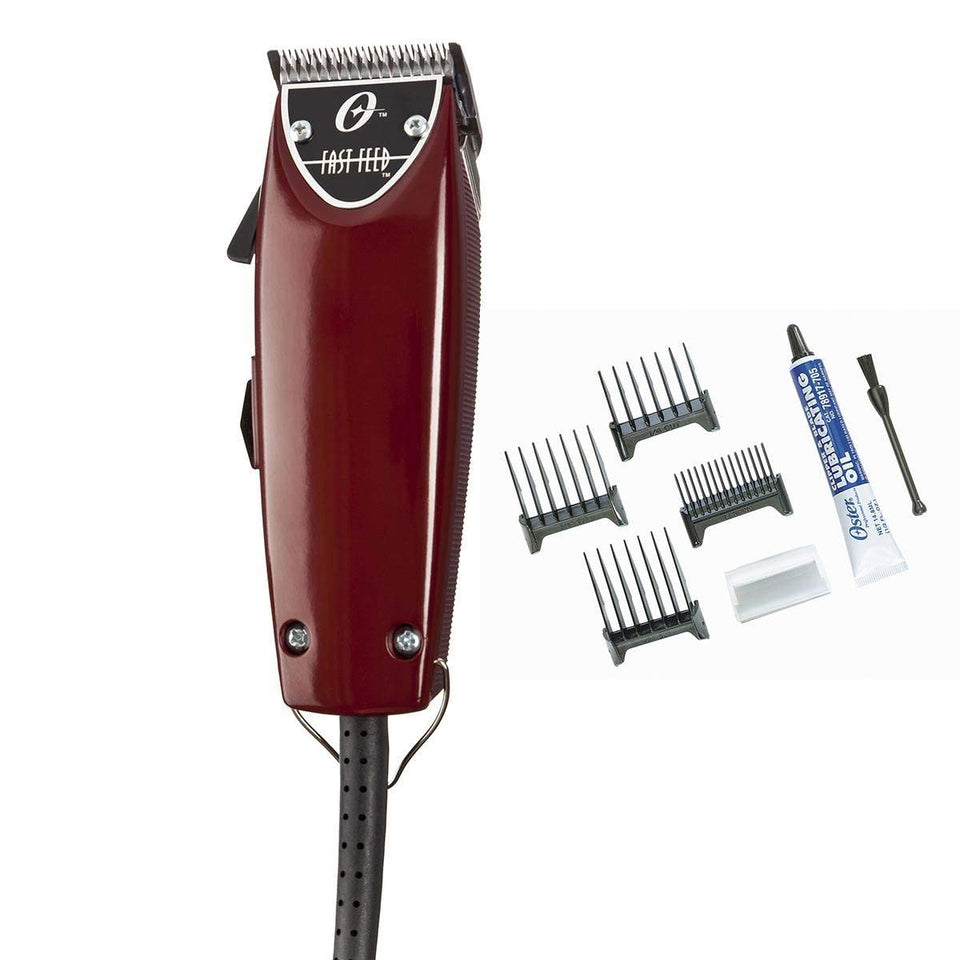 Oster Professional Fast Feed clippers front view for precise fades.