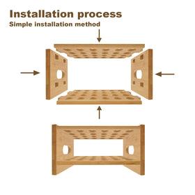 OSZKO tool-free setup enables quick assembly on any vanity