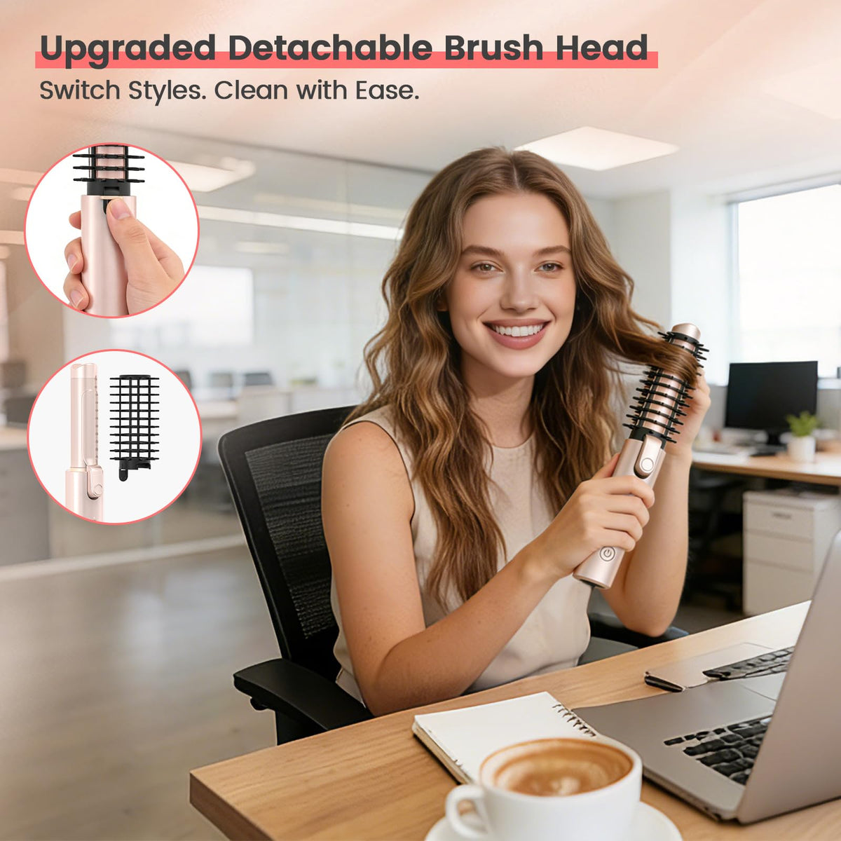 Otichannel compact portable curler is gift-ready for easy styling on the go.