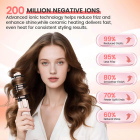 Otichannel detachable comb demonstrates waves and added volume versatility.