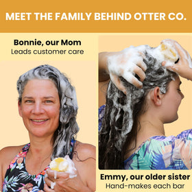 Otter co. family making bars in studio illustrating handcrafted quality and care