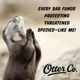 Otter Co strawberry scent enhances kid-friendly bath moments.
