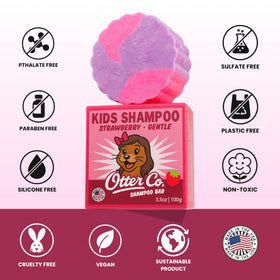 Otter Co vegan and cruelty-free formula supports mindful bath time.