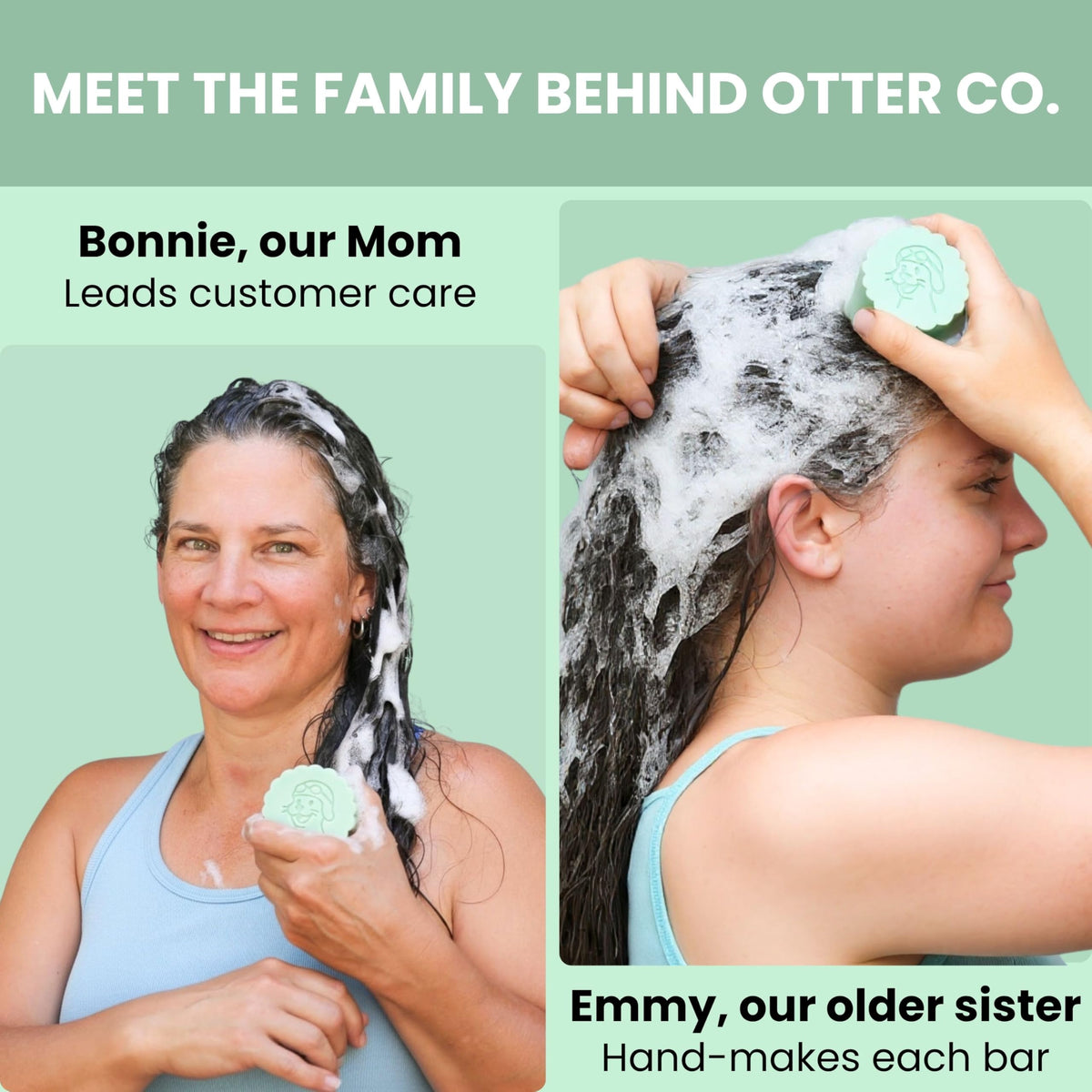 Otter Co Made in USA, handcrafted small-batch conditioner bar.