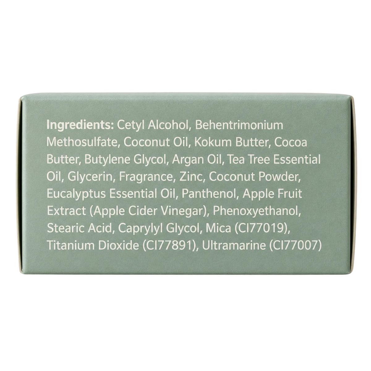 Otter Co Tea Tree Conditioner Bar helps hydrate dry scalp.
