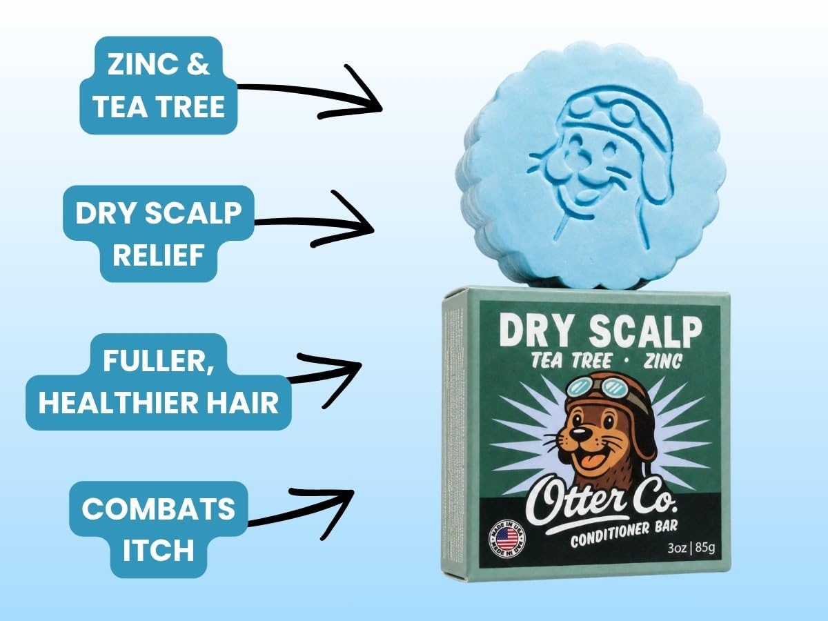 Otter Co Tea Tree Conditioner Bar is USA-made with small-batch craft.