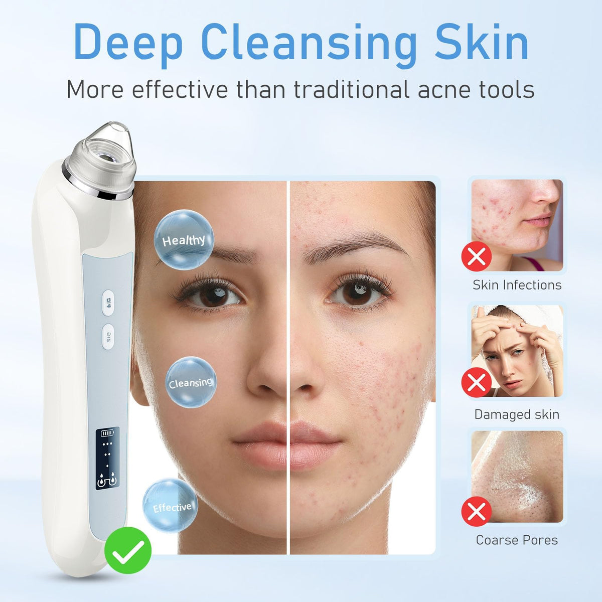 Ottleba 3 suction modes adapt pressure to your skin