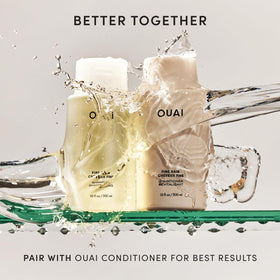 Color-safe badge and bottle indicating gentle cleansing