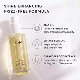 OUAI formula with Ama and Baobab for hydrated, shiny hair.