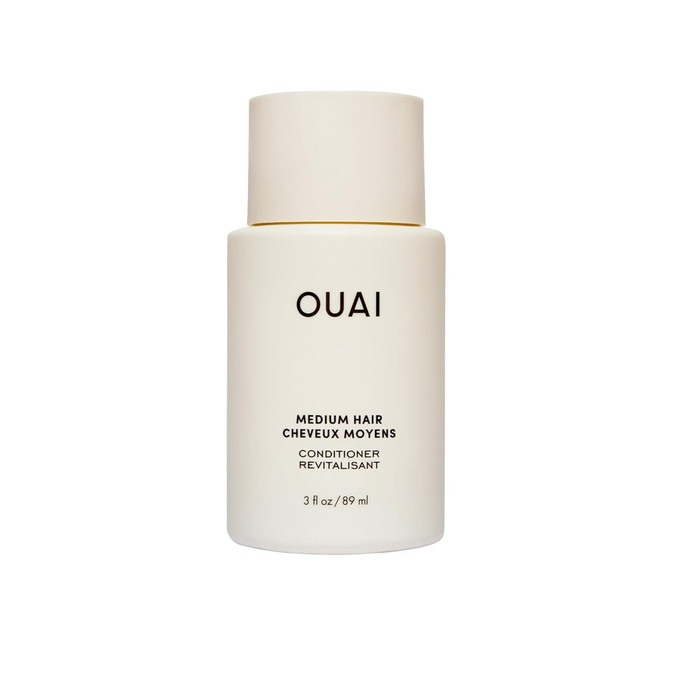 OUAI medium conditioner travel-size bottle for on-the-go hydration