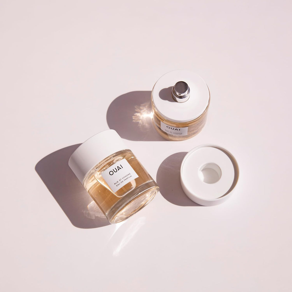 Gardenia note close-up emphasizing the heart of the OUAI Rue St. Honore fragrance.