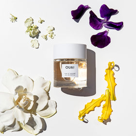 Violet note close-up highlighting light, fresh top notes in OUAI Rue St. Honore.
