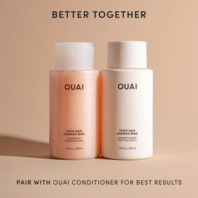 OUAI Thick Hair Shampoo avocado oil nourishes length and ends