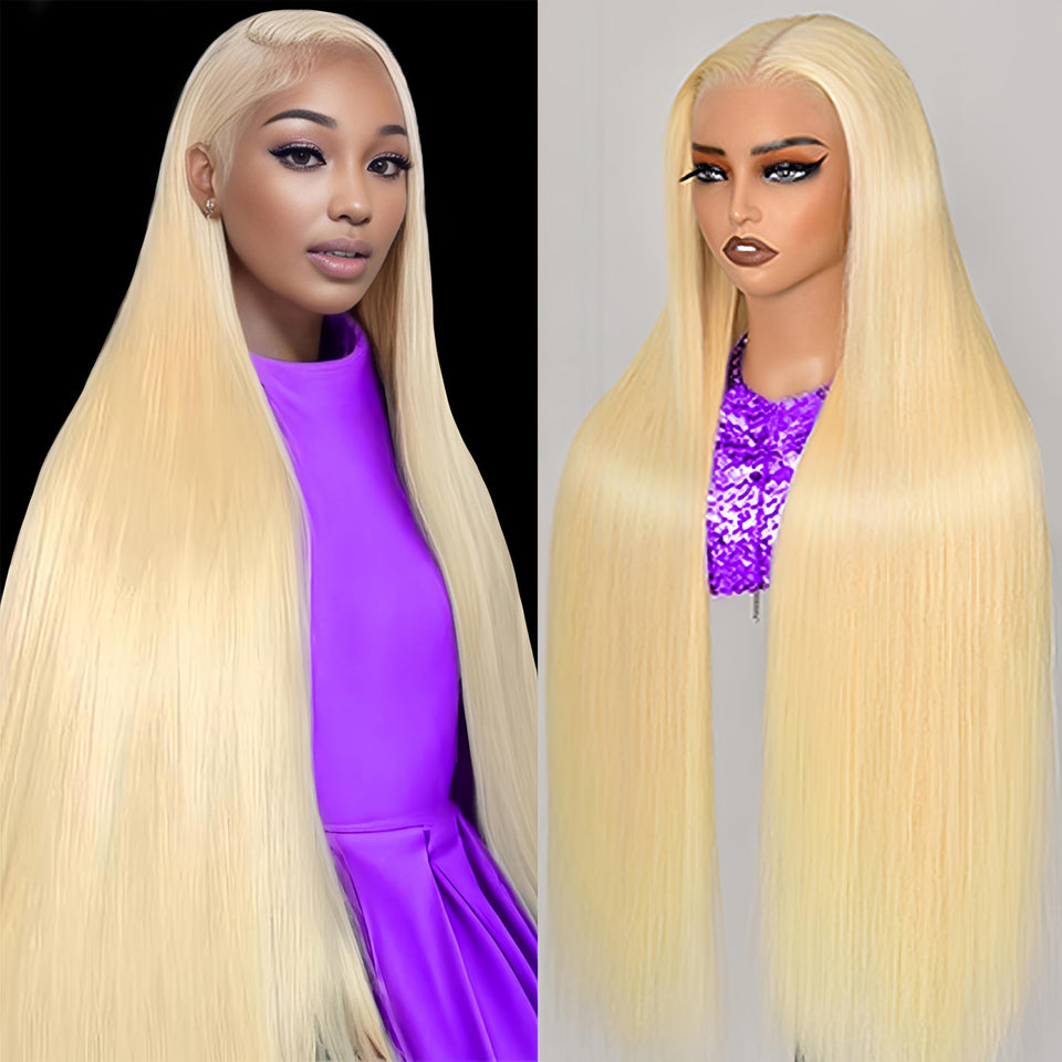 OUAYESI 613 lace front wig front view with natural hairline and texture.