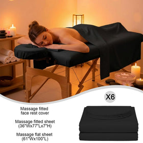Oudain flat sheet provides full coverage with wrinkle resistance and quick-drying comfort.