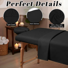 Oudain face cradle cover keeps clients comfortable while protecting equipment.