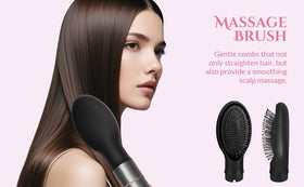 Oudim 5-in-1 hair dryer brush 0.7-inch curling iron for tighter curls