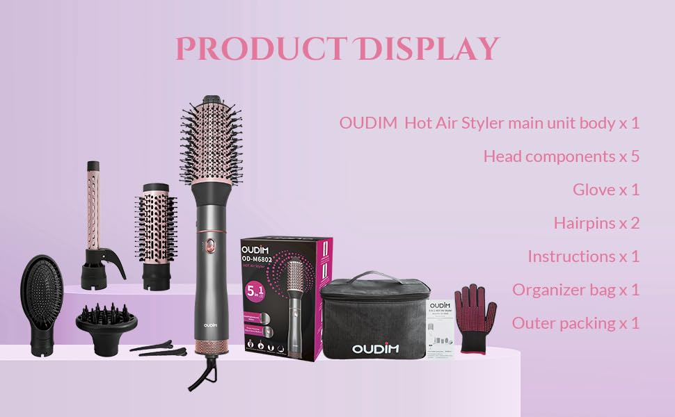 Oudim travel-ready set for easy packing and storage