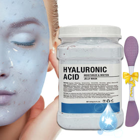 Ouhans Jelly Mask Powder packaging showing powder-to-jelly preparation for easy use