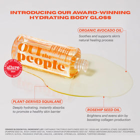OUI the People Featherweight gloss pump enables easy daily application and glow.