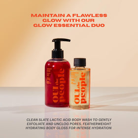 OUI the People Featherweight body gloss suits all skin tones.
