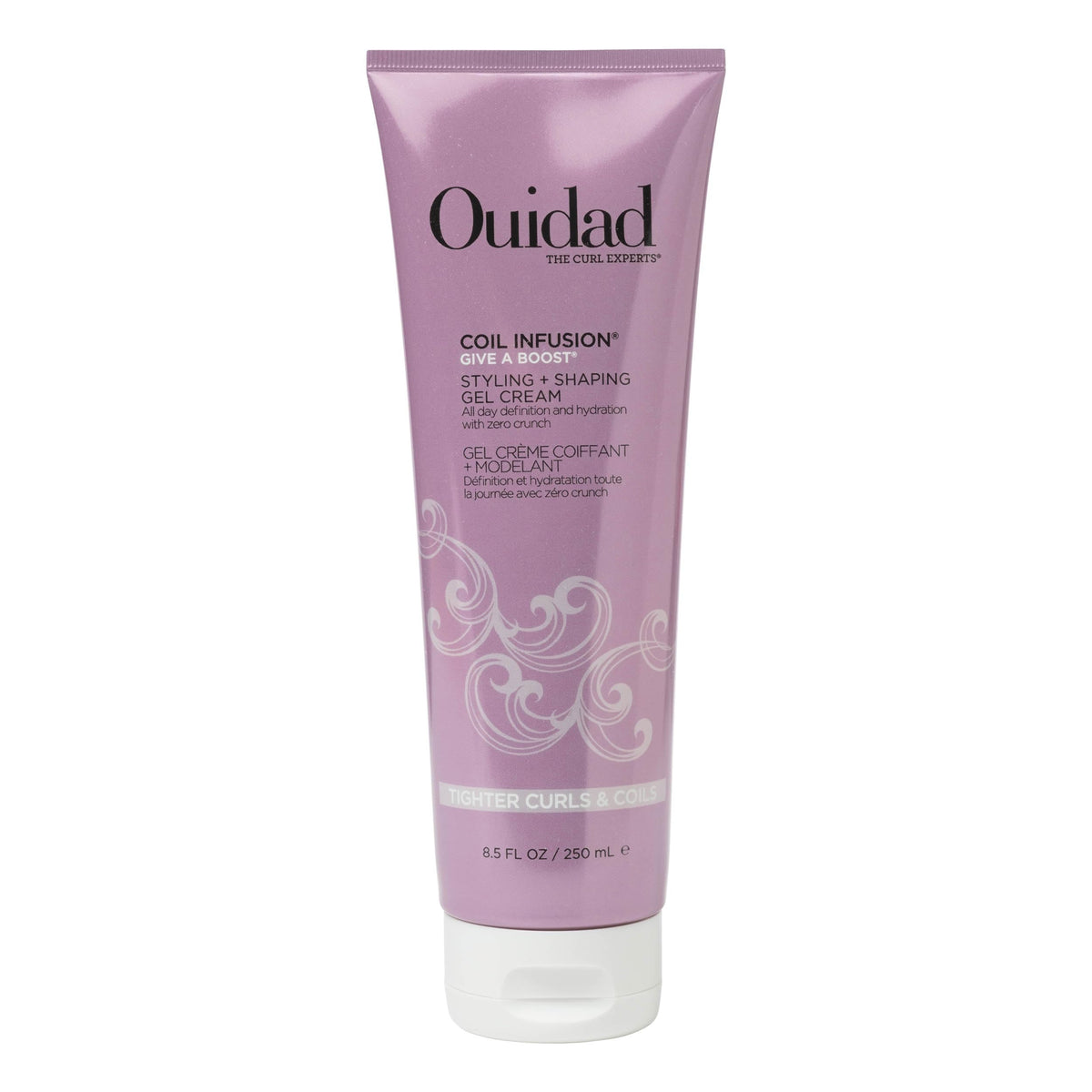 Ouidad Coil Infusion Give a Boost gel-cream bottle for lightweight hydration and curl definition