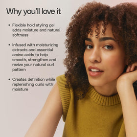 Ouidad Curl Quencher damp hair application shows even distribution