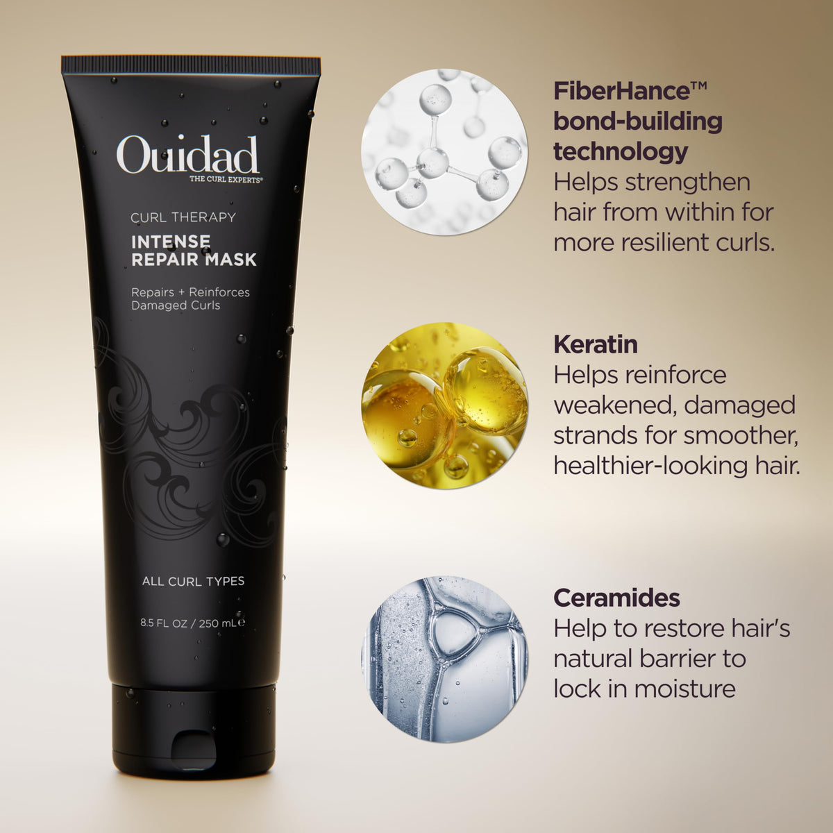 Ouidad mask readied for photoshoot events delivering polished curls