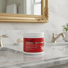 Ouidad close-up shows curl definition after mask use
