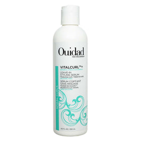 Ouidad VitalCurl Leave-In Serum bottle pour provides lightweight moisture and curl definition