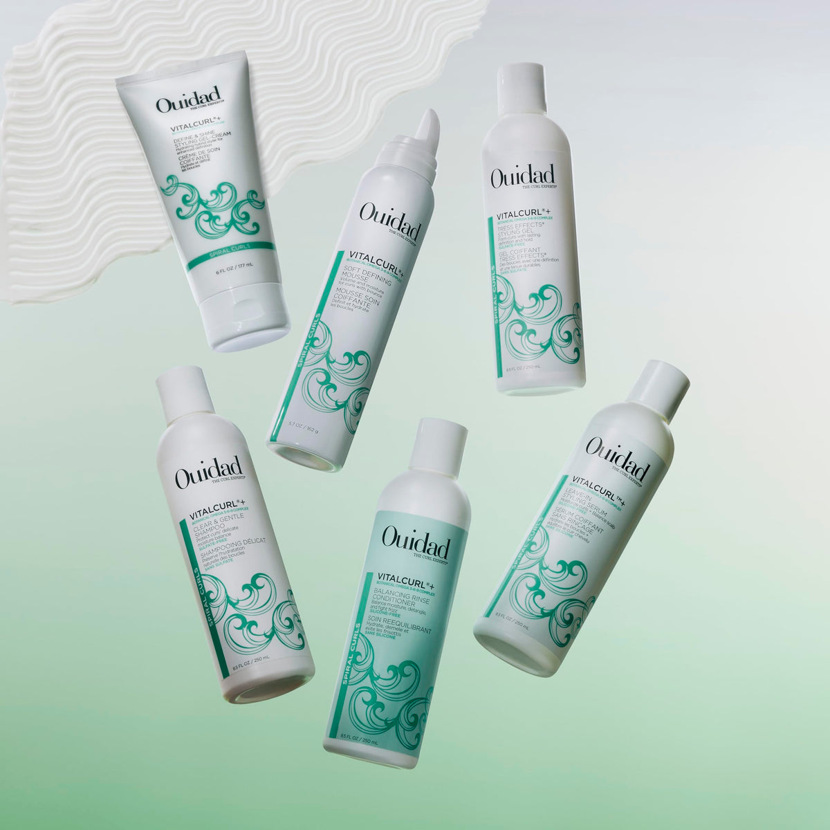 Ouidad VitalCurl Leave-In Serum overnight treatment for dry areas