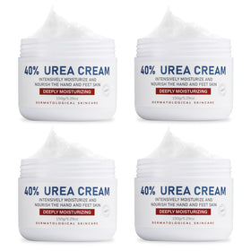 OUKEYA 40% urea cream jar improves dry feet and hands.