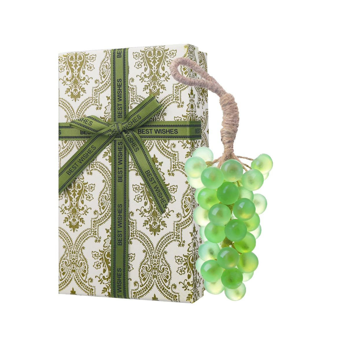 OUKEYA grape soap gift box, elegant packaging for gifting and display.