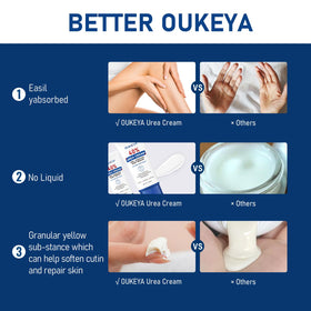 OUKEYA 2-pack display emphasizing value and ongoing moisture.