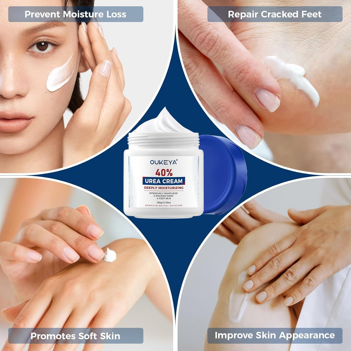 OUKEYA Urea Cream 40% daily use lifestyle suggestion