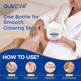 OUKEYA Urea Cream 40% skin hydration after use
