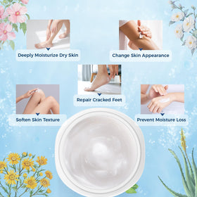OUKEYA Urea Cream 40% tube highlights quick absorbing hydration